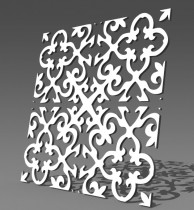 Резная 3D перегородка С1 Средневековье
